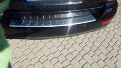 Mercedes ML W164 2005-2011 Rear Bumper Protector OmsaLine Stainless Steel Glossy photo 2