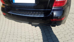 Mercedes ML W164 2005-2011 Rear Bumper Protector OmsaLine Stainless Steel Glossy photo 1