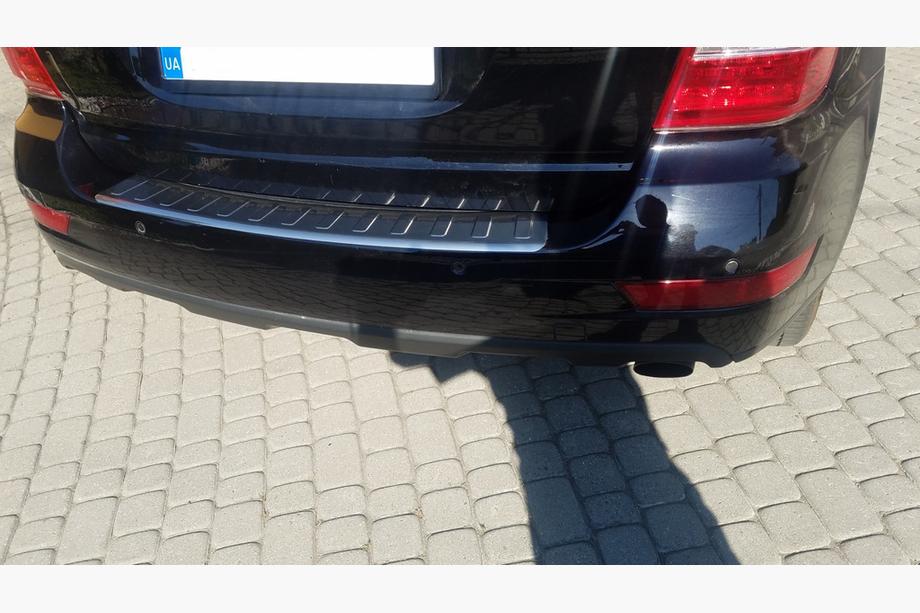 Mercedes ML W164 2005-2011 Rear Bumper Protector OmsaLine Stainless Steel Glossy Image