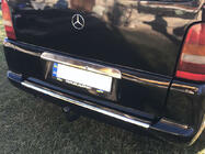 Mercedes Vito W638 1996-2003 Chrome trim above license plate (stainless steel) OmsaLine - Italian Stainless Steel photo 2