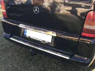 Mercedes Vito W638 1996-2003 Chrome trim above license plate (stainless steel) Carmos - Turkish Stainless Steel photo 2