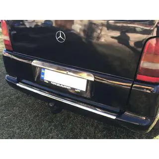 Chrome trim above license plate (stainless steel) photo 2