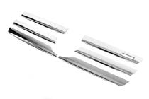 Mercedes Sprinter W901/902/903/904/905 1995–2006 Wide Grille Covers (2002-2006, 6 pcs, Stainless Steel) photo 4